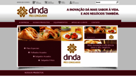 What Dindaalimentos.com.br website looked like in 2019 (4 years ago)