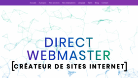 What Directwebmaster.com website looked like in 2019 (4 years ago)
