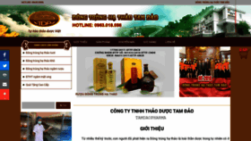 What Dongtrunghathaotamdao.com website looked like in 2019 (5 years ago)