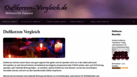 What Duftkerzen-vergleich.de website looked like in 2019 (4 years ago)