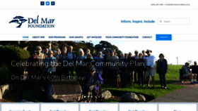 What Delmarfoundation.org website looked like in 2019 (4 years ago)