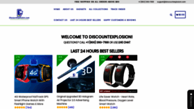 What Discountexplosion.com website looked like in 2019 (4 years ago)