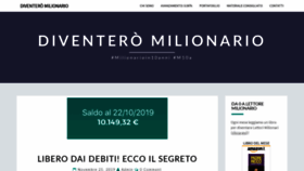 What Diventeromilionario.it website looked like in 2019 (4 years ago)
