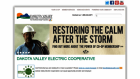 What Dakotavalley.com website looked like in 2019 (5 years ago)