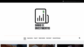 What Diariodeinvestimentos.com.br website looked like in 2019 (4 years ago)