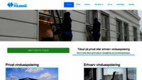 What Dinpolering.dk website looked like in 2019 (4 years ago)