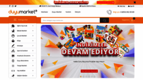 What Duyumarket.com.tr website looked like in 2019 (4 years ago)