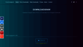 What Downloadgram.org website looked like in 2019 (4 years ago)