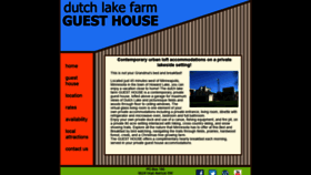 What Dutchlakeguesthouse.com website looked like in 2019 (4 years ago)