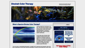 What Dinshahcolortherapy.com website looked like in 2019 (4 years ago)