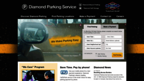 What Diamondparking.com website looked like in 2019 (4 years ago)