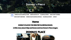 What Donnas-place.com website looked like in 2019 (4 years ago)