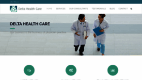 What Deltahealthcare.com website looked like in 2019 (4 years ago)