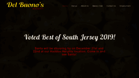 What Delbuonosbakery.com website looked like in 2019 (4 years ago)
