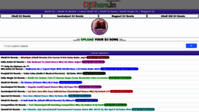 What Djshare.in website looked like in 2019 (4 years ago)