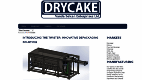 What Drycake.com website looked like in 2019 (4 years ago)