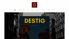 What Destig.net website looked like in 2019 (4 years ago)