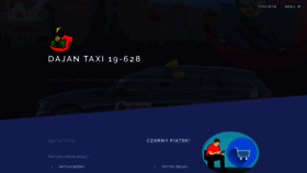 What Dajan-taxi.pl website looked like in 2019 (4 years ago)