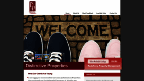 What Distinctivepropertiespm.com website looked like in 2019 (4 years ago)
