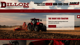 What Dillontractor.com website looked like in 2019 (4 years ago)