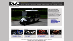 What Diversifiedgolfcars.com website looked like in 2019 (4 years ago)