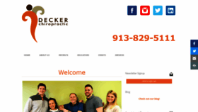 What Deckerchiropractic.com website looked like in 2019 (4 years ago)