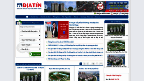 What Diatin.vn website looked like in 2019 (4 years ago)