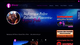 What Discokoncerty.pl website looked like in 2019 (4 years ago)