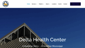 What Deltahealthcenter.org website looked like in 2019 (4 years ago)