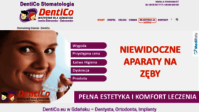 What Dentico.eu website looked like in 2019 (4 years ago)