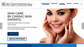 What Dermatologyaz.com website looked like in 2019 (4 years ago)