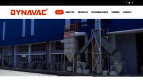 What Dynavac.in website looked like in 2019 (4 years ago)