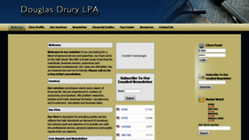 What Druryaccounting.com website looked like in 2019 (4 years ago)