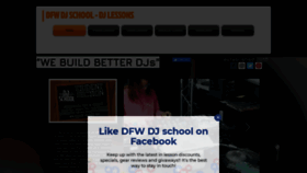 What Dfwdjschool.com website looked like in 2019 (4 years ago)
