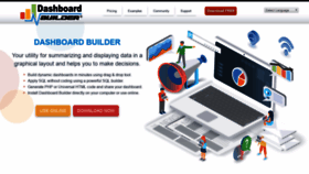 What Dashboardbuilder.net website looked like in 2019 (4 years ago)