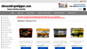 What Diecastdropshipper.com website looked like in 2019 (4 years ago)