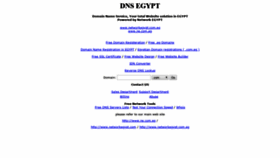 What Dnsegypt.com website looked like in 2019 (4 years ago)