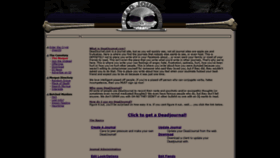What Deadjournal.com website looked like in 2019 (4 years ago)