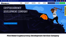 What Developcoins.com website looked like in 2019 (4 years ago)