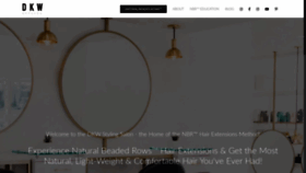 What Dkwstylingsalon.com website looked like in 2019 (4 years ago)