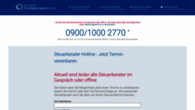 What Deutsche-steuerberatungshotline.de website looked like in 2019 (4 years ago)