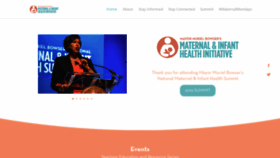 What Dcmaternalhealth.com website looked like in 2019 (4 years ago)