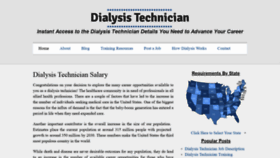 What Dialysistechniciansalary.org website looked like in 2019 (4 years ago)
