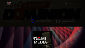 What Domimedia.org website looked like in 2019 (4 years ago)