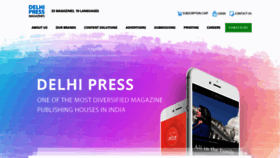 What Delhipress.in website looked like in 2019 (4 years ago)
