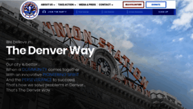 What Denvergop.org website looked like in 2019 (4 years ago)