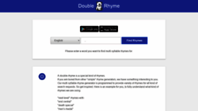 What Double-rhyme.com website looked like in 2019 (4 years ago)
