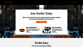 What Dwibit.com website looked like in 2019 (4 years ago)