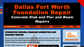 What Dallasfortworthfoundationrepair.com website looked like in 2019 (4 years ago)