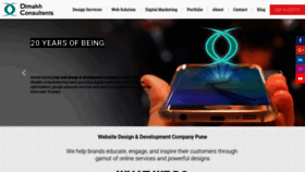 What Dimakhconsultants.com website looked like in 2019 (4 years ago)